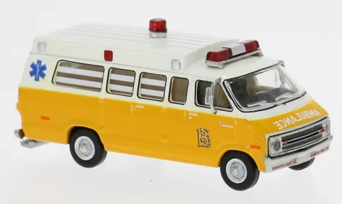 Brekina 1975 dodge b200 - 1:87,