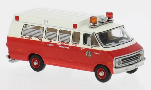 Brekina 1975 dodge b200 - 1:87,